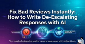 Fix Bad Reviews Instantly