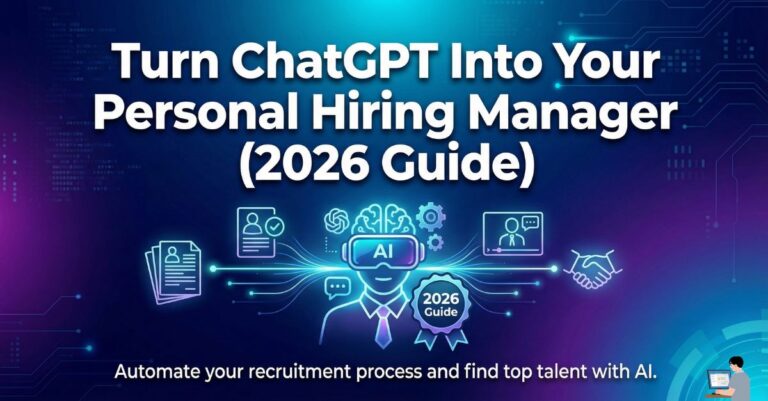Turn ChatGPT Into Your Personal Hiring Manager