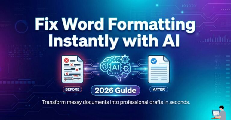Fix Word Formatting Instantly with AI (2026 Guide)
