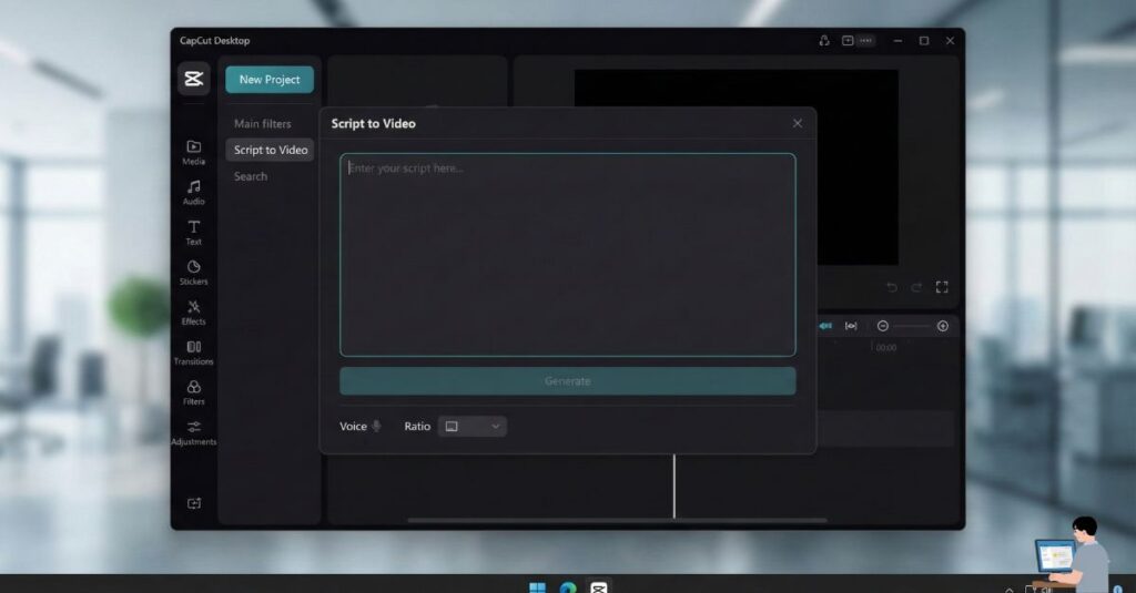 #1: The Winner – CapCut "Script to Video"