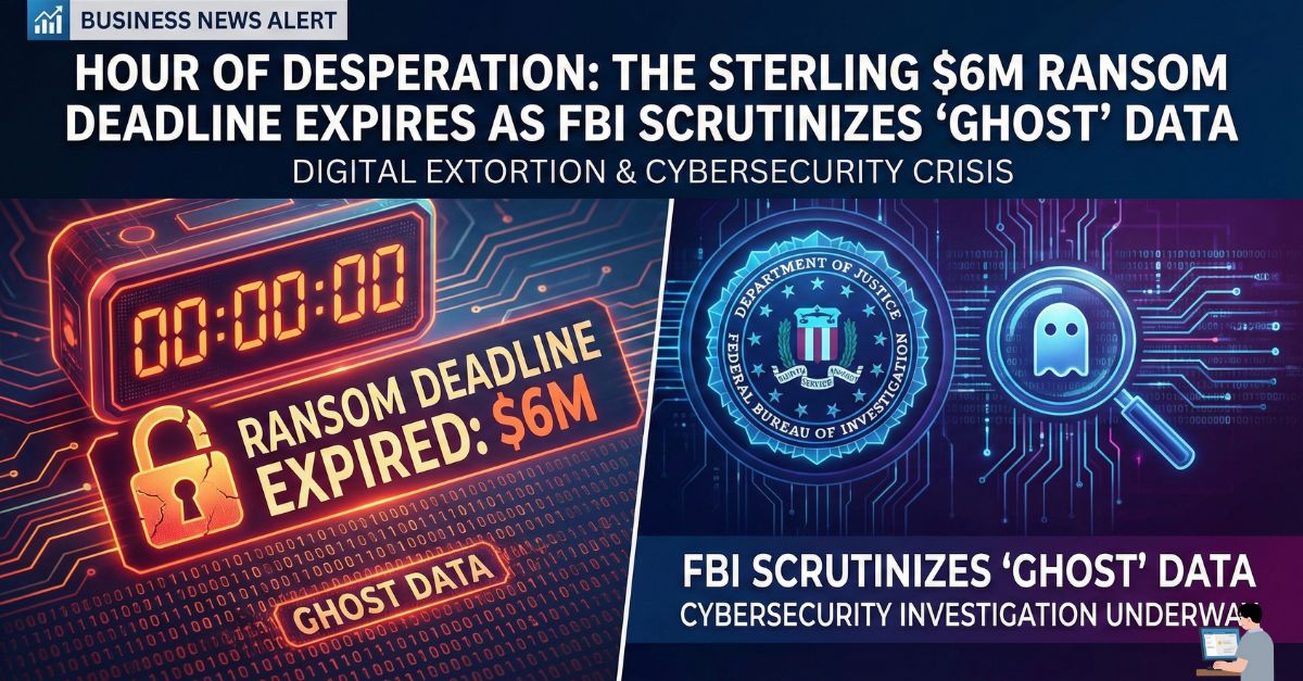 The Sterling $6M Ransom Deadline Expires as FBI Scrutinizes "Ghost" Data