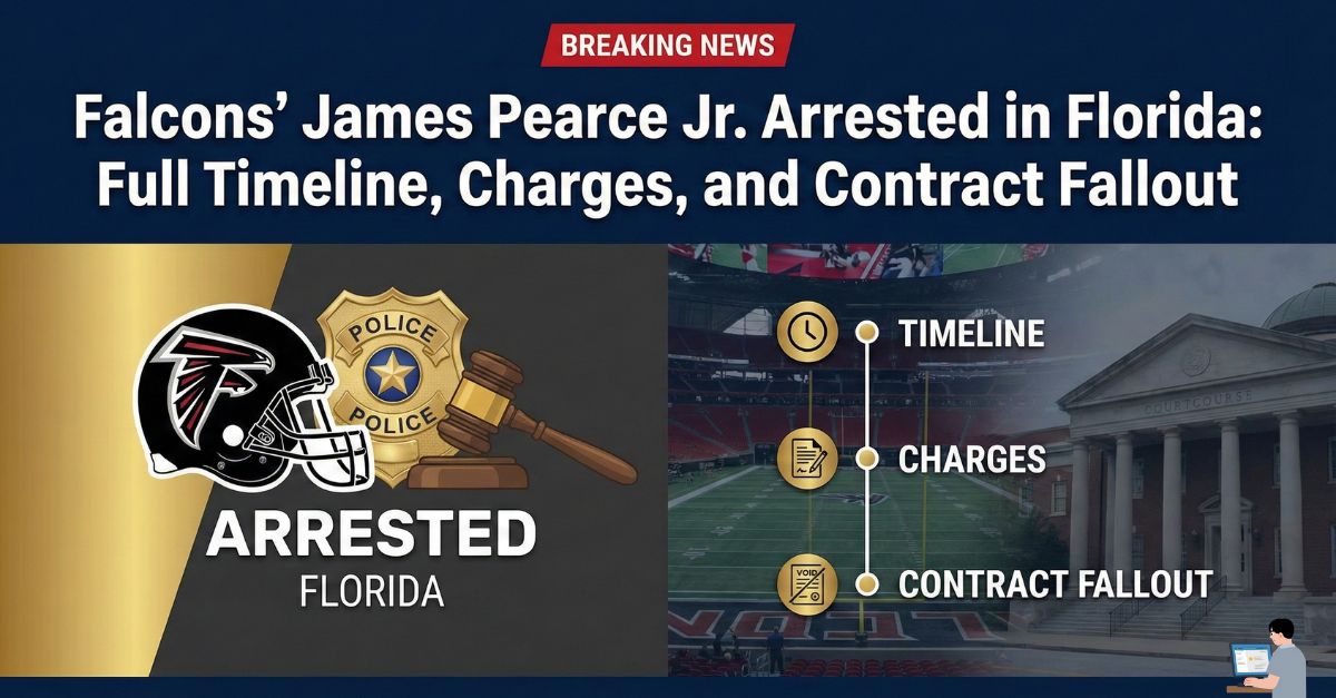 Falcons' James Pearce Jr. Arrested in Florida