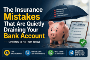 Insurance Mistakes That Are Quietly Draining Your Bank Account
